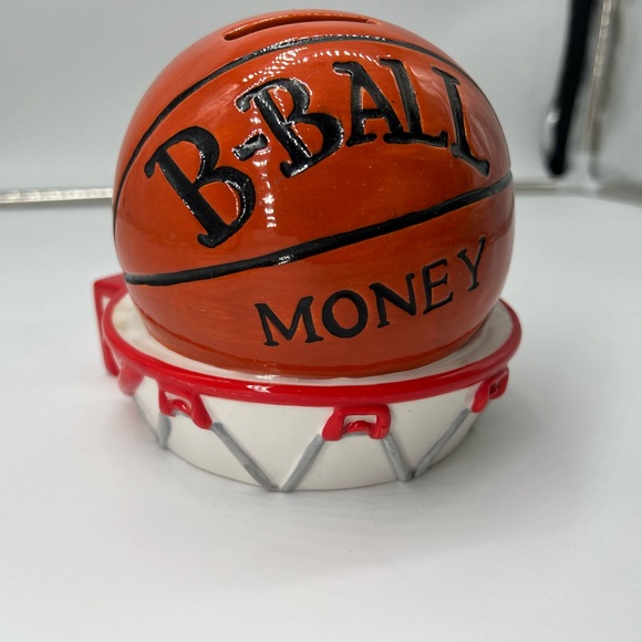 Accessories - B-BALL money bank basketball money safe bank cute ball shaped piggy bank